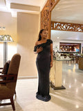 Black evening dress size 10-12