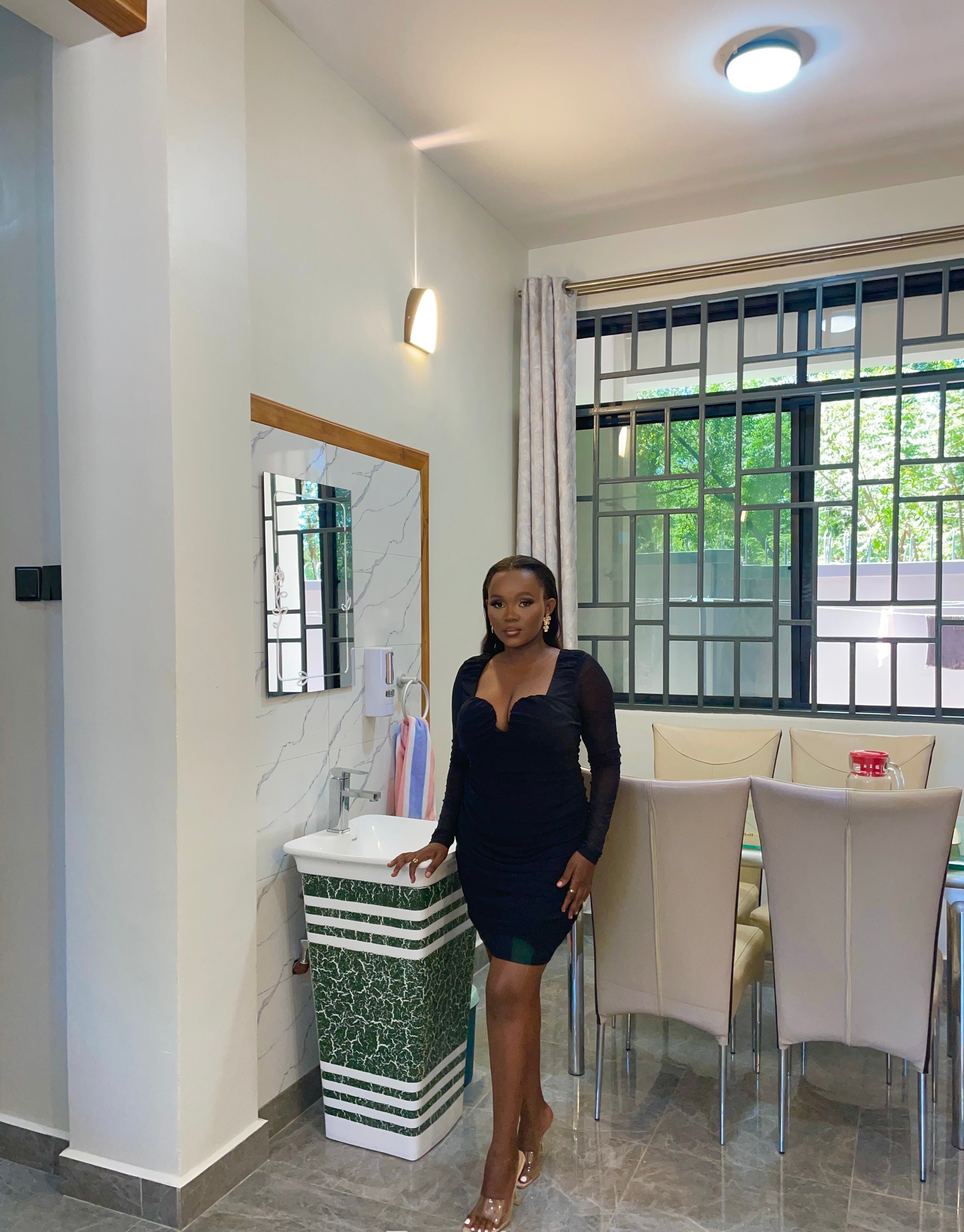 Black evening Dress size 10-12